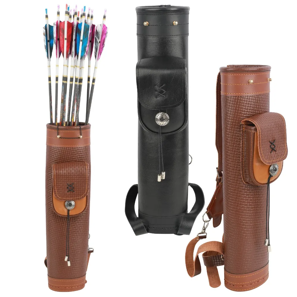 Cowhide Archery Arrow Quiver S - Quiver Arrow Back review and price