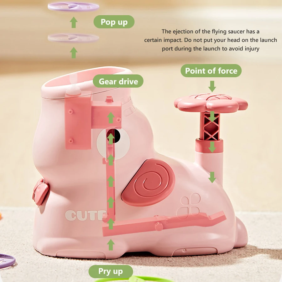 Air Discs Launcher Kids Indoor - Outdoor Hunting Toys review and price