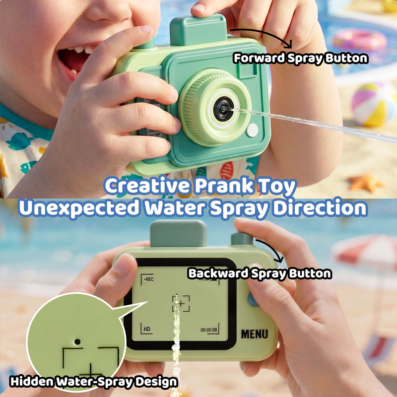 Double-sided Water Gun Camera  - Outdoor Hunting Toys review and price