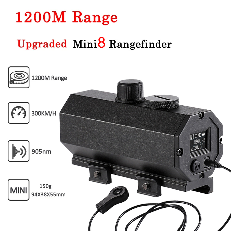 MINI8 Plug-in 1200m Ranging De - Rangefinder Laser Hunting review and price