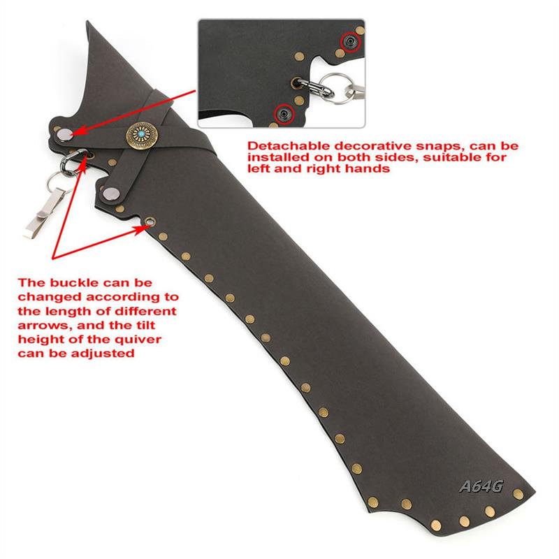 Archery Arrow Quiver Leather W - Quiver Arrow Back review and price
