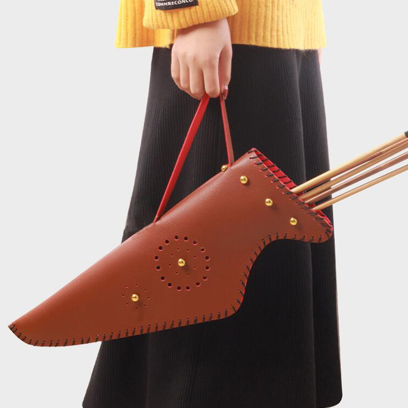 Traditional PU Leather Archery - Quiver Arrow Back review and price