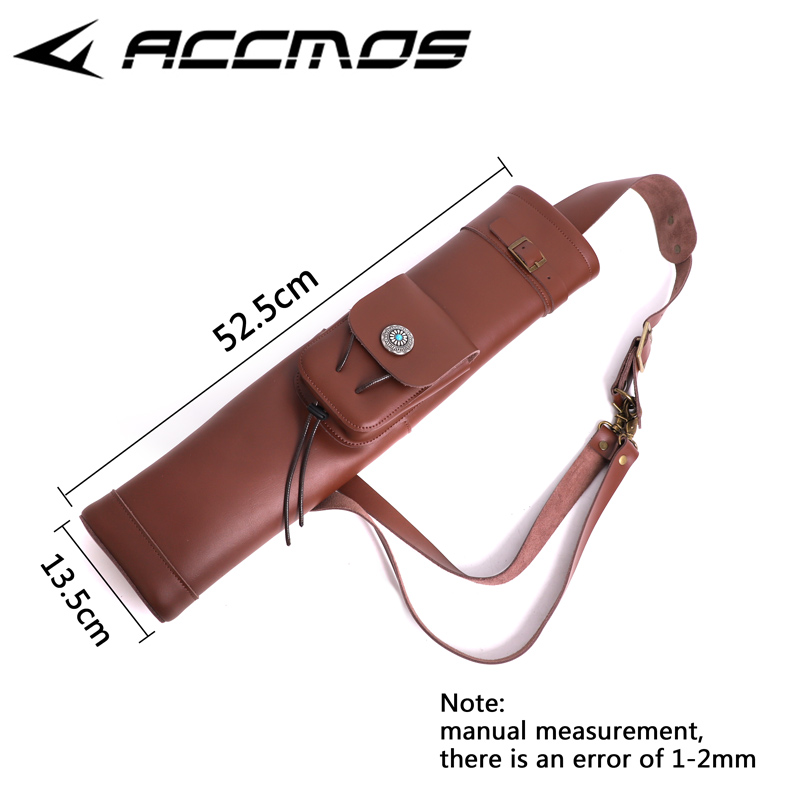 Archery Cowhide Leather Horseb - Quiver Arrow Back review and price