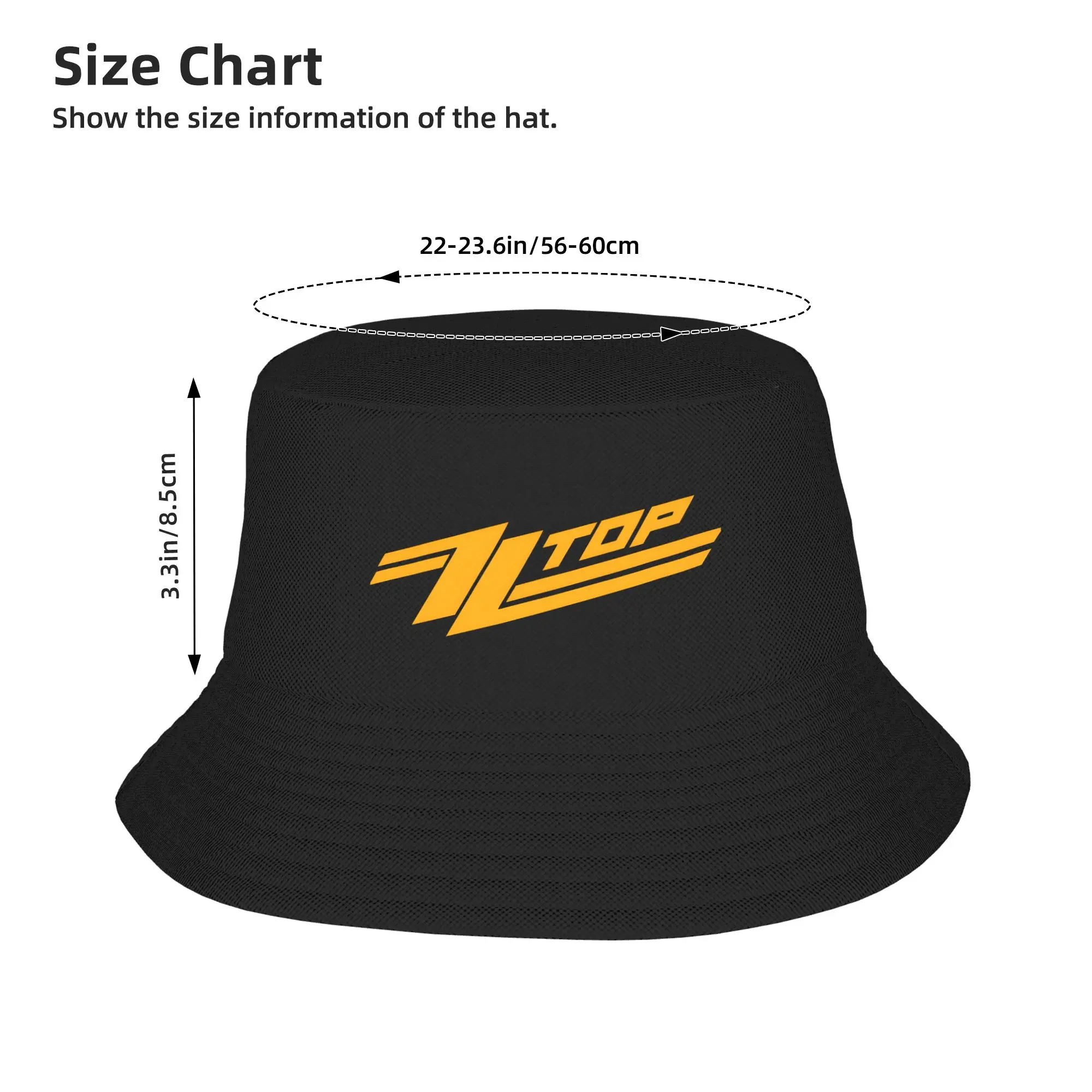 New ZZ Top Logo Bucket Hat  St - Outdoor Hunting Logo review and price